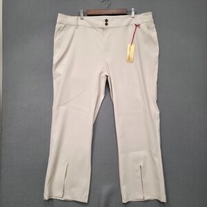 Sabrina Lauren Women's Beige Perfect Fit‎ Pants Size 24W